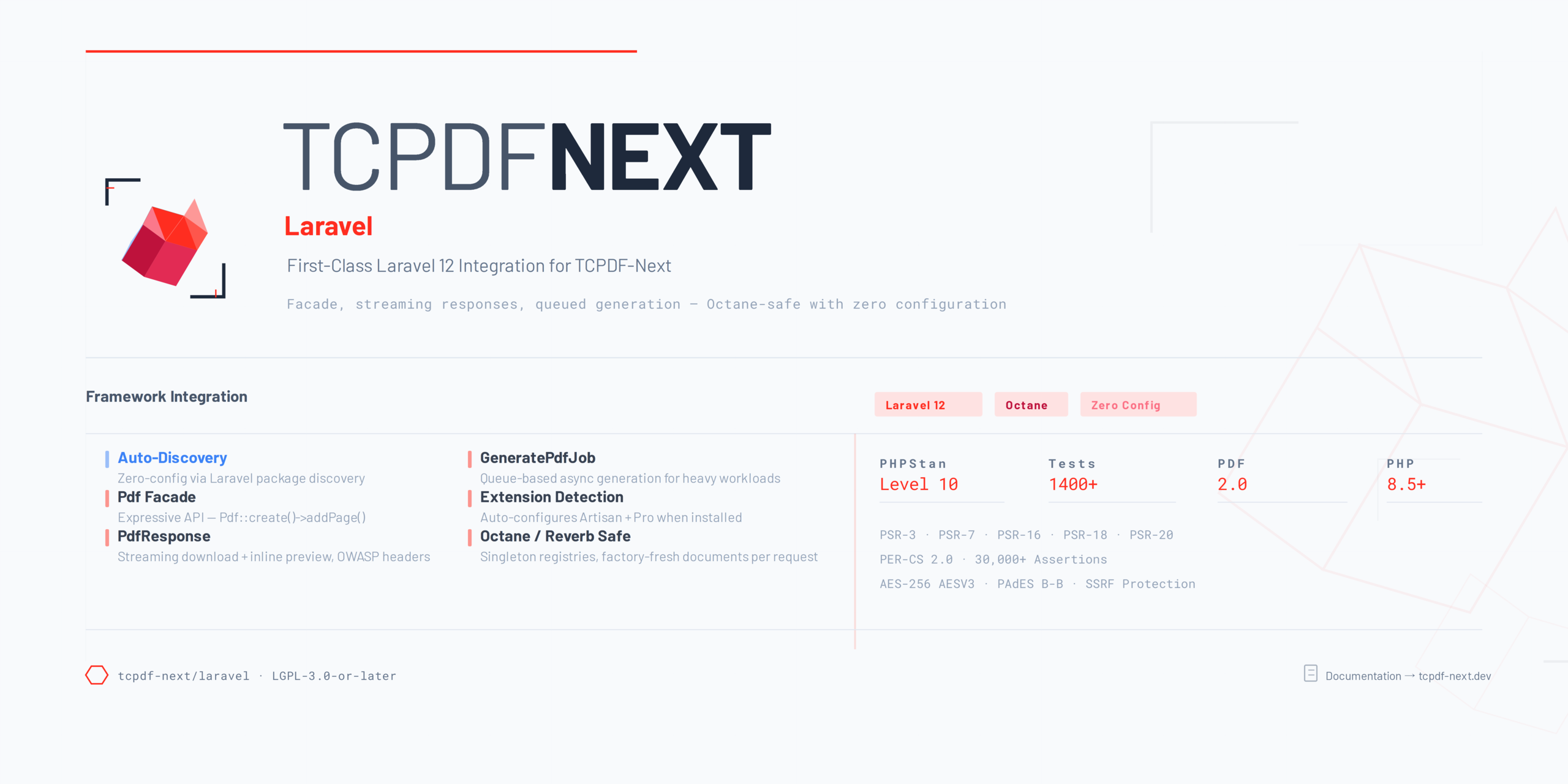 TCPDF-Next Laravel